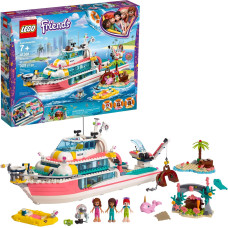 Конструктор Лего Катер для рятувальних операцій LEGO Friends Rescue Mission Boat 41381