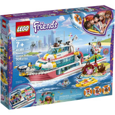 Конструктор Лего Катер для рятувальних операцій LEGO Friends Rescue Mission Boat 41381