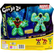 Фигурки Стретч Антистресс Heroes of Goo Jit Zu Marvel Glow Surge Spider Verse Super Collider Pack