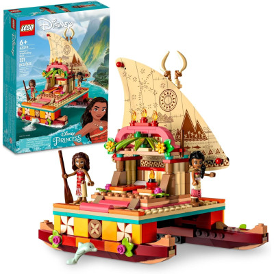 Конструктор Лего Дісней Катамаран Моани LEGO Disney Moana s Wayfinding Boat 43210