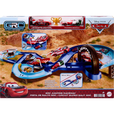 Гоночный Трек  МакКуин Трасса для прыжков Mattel Disney and Pixar Cars Playset with 2 Toy Cars