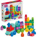 Розвиваюча іграшка конструктор Паравозик MEGA BLOKS First Builders ABC Learning Train DXH35