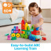 Розвиваюча іграшка конструктор Паравозик MEGA BLOKS First Builders ABC Learning Train DXH35
