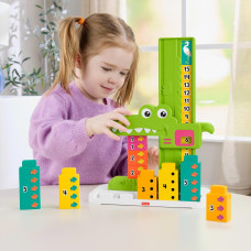 Обучающая игрушка конструктор Крокодил Fisher Price Preschool Learning Toy Adding Alligator