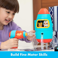 Развивающая игрукша Ракета Educational Insights Design Drill Bolt Buddies Rocket