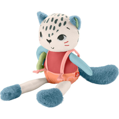 М'яка іграшка Леопард Fisher Price Baby Toy Planet Spotting Fun Snow Leopard Plush