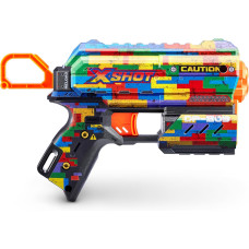 Скорострельный бластер XSHOT Skins Flux Blaster with 16 Darts  Striper Skin 2 Pack by ZURU
