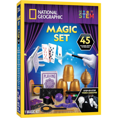 Магический Научный набор National Geographic Kids Magic Set  45 Magic Tricks for Kids