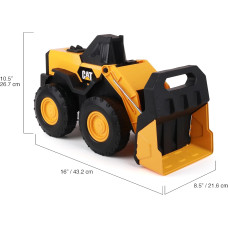 Іграшкова машинка Навантажувач CAT Construction Toys Steel Wheel Loader 16
