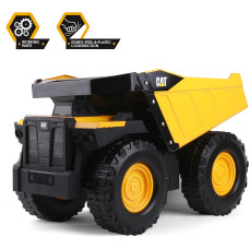 Іграшкова машинка Самоскид CAT Construction Toys Mighty Steel Dump Truck 20 Real Steel Body