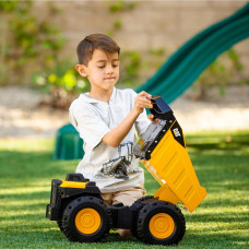 Іграшкова машинка Самоскид CAT Construction Toys Mighty Steel Dump Truck 20 Real Steel Body