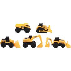 Набір іграшкових машинок Cat Construction Little Machines 5 Pack Great Cake Toppers