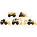 Набор игрушечных машинок Cat Construction Little Machines 5 Pack  Great Cake Toppers
