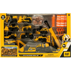 Ігровий набір машинок Будівельний майданчик CAT Construction Toys Little Machines Mega Set
