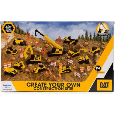 Ігровий набір машинок Будівельний майданчик CAT Construction Toys Little Machines Mega Set