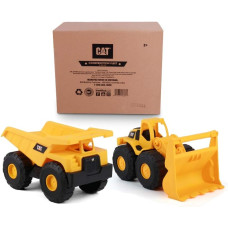 Ігровий набір будівельних машинок CAT Construction Toys 2 Pack 10 Construction Fleet Toy Trucks