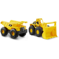 Ігровий набір будівельних машинок CAT Construction Toys 2 Pack 10 Construction Fleet Toy Trucks