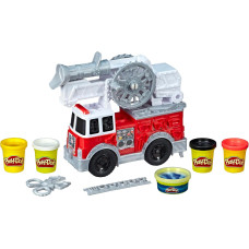 Игровой набор Пожарная машина и пластилин Play Doh Wheels Fire Truck Toy Vehicle Set E6103