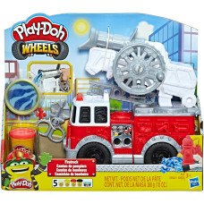 Игровой набор Пожарная машина и пластилин Play Doh Wheels Fire Truck Toy Vehicle Set E6103