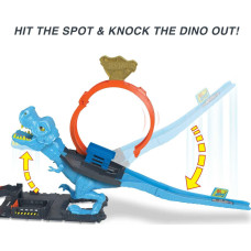 Игровой набор Охота Тирекса Hot Wheels City T Rex Loop And Stunt Playset HNP77