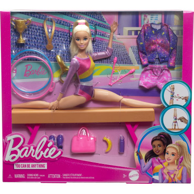 Лялька Барбі гімнастка Barbie Gymnastics Doll and Accessorie