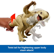 Інтерактивна фігурка динозавра Mattel Jurassic World Rebirth Distortus Rex Rumble N Rampage Dinosaur JJP79