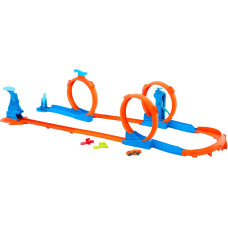Гоночный трек Тройная петля Hot Wheels Toy Vehicle Track Creator Triple Loop Kit