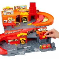 Игровой набор гоночных машинок и мини город Hot Wheels City Sto Go Refresh Toy