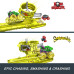 Игровой набор машинок Атака и погоня Hot Wheels Monster Trucks Power Smashers Charge