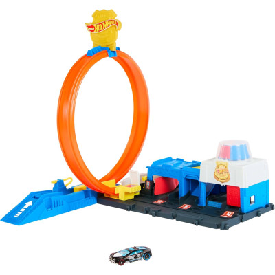 Игровой набор Полицейский участок Hot Wheels City Super Police Station Playset