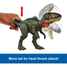 Фигурка динозавра Тираннотитан Mattel Jurassic World Rebirth Gigantic Thrashers Tyrannotitian Dinosaur JCL75
