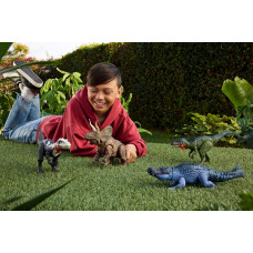 Фигурка динозавра Тираннотитан Mattel Jurassic World Rebirth Gigantic Thrashers Tyrannotitian Dinosaur JCL75