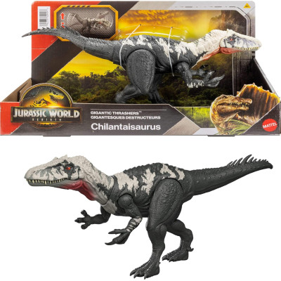 Фигурка динозавр Чиланталзавр Mattel Jurassic World Rebirth Gigantic Thrashers Chilantalsaurus Large JGB95