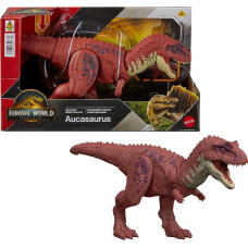 Интерактивная игрушка динозавр Ауказавр Mattel Jurassic World Rebirth Wild Roar Dinosaur Aucasaurus JGB88