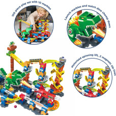 Развивающий конструктор лабиринт VTech Marble Rush Magentic Dino Adventure