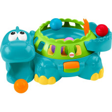 Развивающая музыкальная игрушка Динозавр Fisher Price Baby Crawling  Poppity Pop Musical Dino Ball Popper