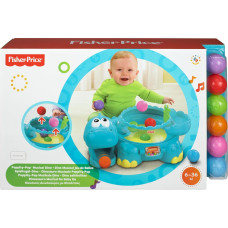 Развивающая музыкальная игрушка Динозавр Fisher Price Baby Crawling  Poppity Pop Musical Dino Ball Popper