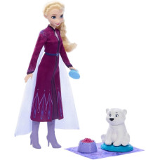 Кукла Эльза и медвежонок Mattel Disney Frozen Elsa Fashion Doll  Bear Cub Figure