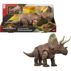 Фигурка динозавр Эотрицератопс Mattel Jurassic World Rebirth Gigantic Thrashers Eotriceratops Dinosaur 