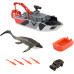 Рятувальний човен з динозавром Мозозавром Mattel Matchbox Jurassic World  Dino Boat with Mosasaurus JGG61
