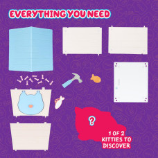 Интерактивная игрушка дом с котенком Little Live Pets Cat Figurines for Kids Interactive Hutch Animal Playset