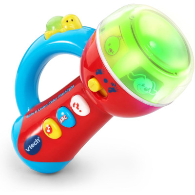 Розвиваюча іграшка Музичний ліхтарик VTech Spin and Learn Color Flashlight red
