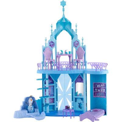 Ігровий набір Крижаний замок Ельзи Mattel Disney Frozen Elsa Ice Castle with Olaf Figure 5 Play Areas