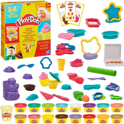 Набір для ліплення Адвент календар Play Doh Advent Calendar for Kids