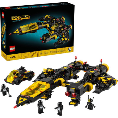 Конструктор Лего Блэкторон Ренегат LEGO Icons Blacktron Renegade Building Kit 10355