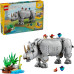 Конструктор Лего Дикие животные Величественный носорог и птицы LEGO Creator 3 in 1 Wild Animals Majestic Rhino 31171 Конструктор Лего Дикие животные Величественный носорог и птицы LEGO Creator 3 in 1 Wild Animals Majestic Rhino 31171