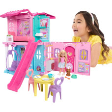 Кукольный домик Барби Челси Barbie Chelsea Toy Dollhouse with 15 Accessories