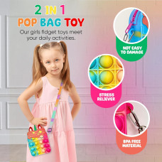 Развивающий игровой набор игрушки Антистресс 120 Pcs Fidget Toys Pack Pop Sensory Party