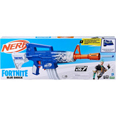 Іграшковий бластер Фортнайт Nerf Fortnite Blue Shock Blaster 10 Dart Clip