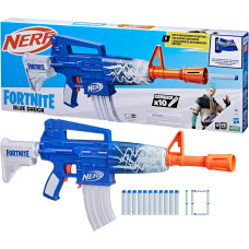 Іграшковий бластер Фортнайт Nerf Fortnite Blue Shock Blaster 10 Dart Clip